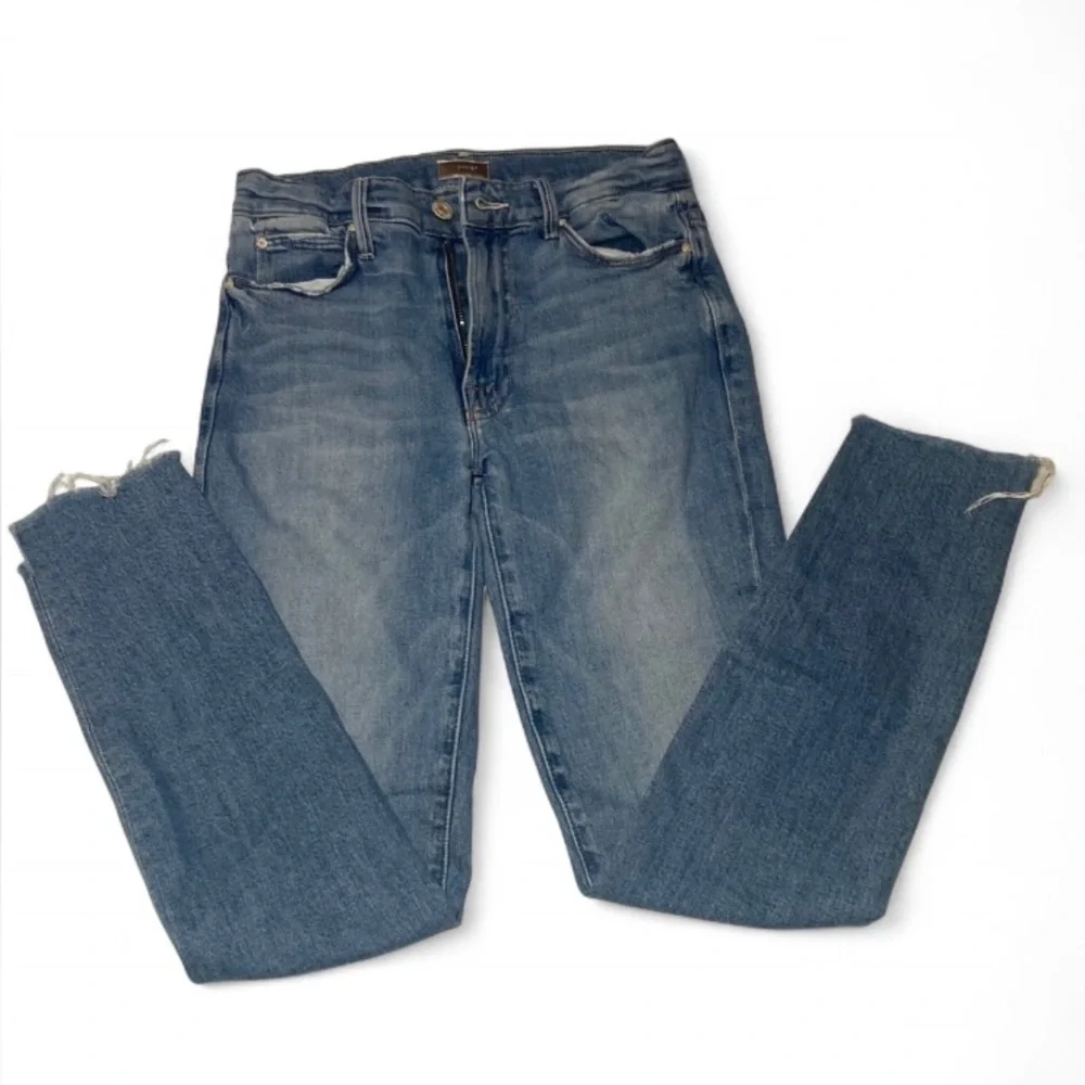 MOTHER The Stunner Ankle Step Fray Jeans in Exposed Secret Sister Size 25